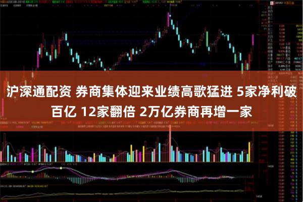 沪深通配资 券商集体迎来业绩高歌猛进 5家净利破百亿 12家翻倍 2万亿券商再增一家